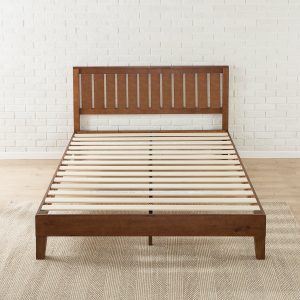Zinus 12 Inch Deluxe Solid Wood Platform Bed