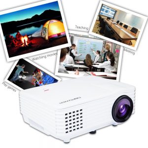 DBPOWER RD-805 Portable Multimedia Mini LED Projector