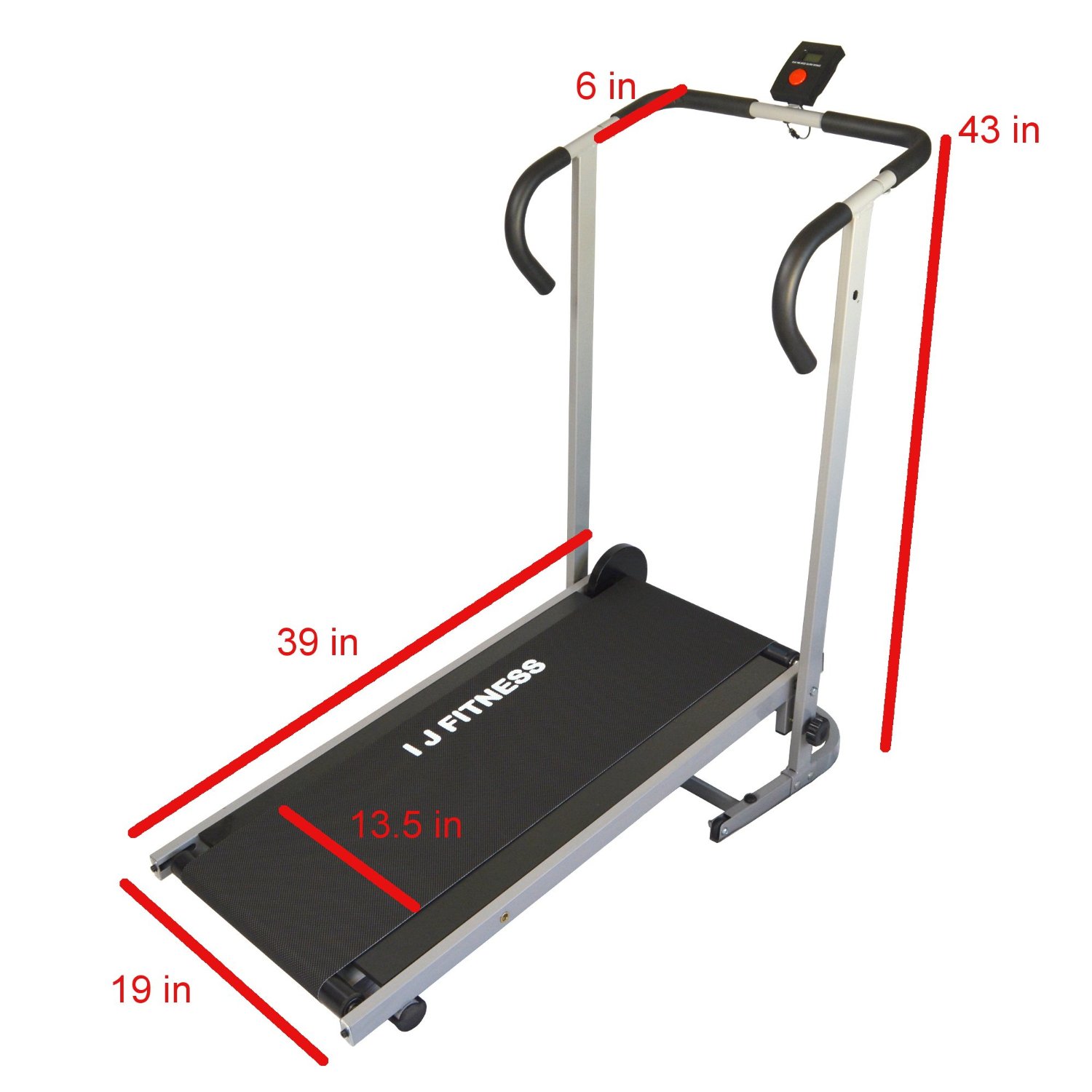I J Fitness Manual Treadmill