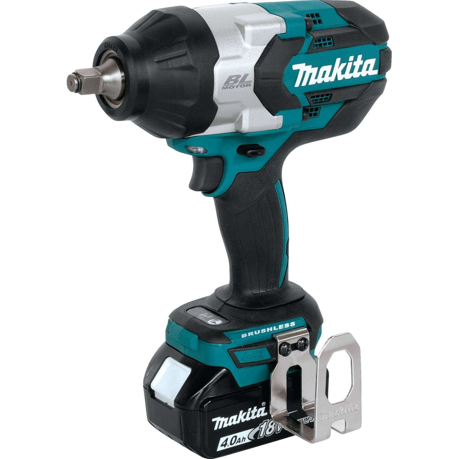 Makita XWT08M LXT Lithium-Ion Brushless Cordless High Torque Square Drive Impact Wrench