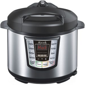 Aicok 7-in-1 Multi-Functional Programmable Electric Pressure Cooker