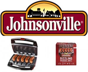 Johnsonville Sizzling Sausage Electric Indoor Grill