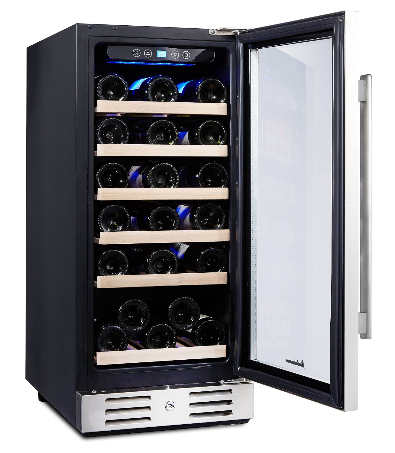 Kalamera 15 inch Wine refrigerator 30 Bottle