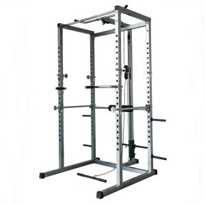 Akonza Athletics Fitness Power Rack with Lat Pull Attachment