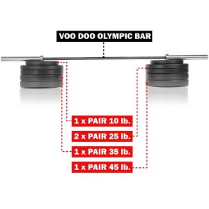 XMark Deadlift Package bumper plates olympic voodoo bar