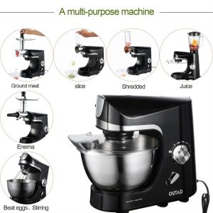 outad stand mixer 650w 4.75-qt bowl
