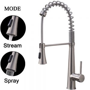 Brushed nickel Hotis Home HT-FST044L-1 faucet