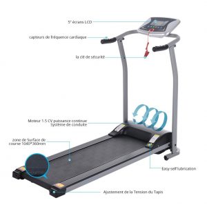 Miageek Fitness Folding Electric Jogging Treadmill
