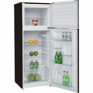 RCA 7.5 Cubic Foot Stainless Steel Look Refrigerator Interior