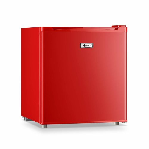 WANAI Compact Refrigerator, 1.7 Cubic Ft Classic Retro Refrigerator