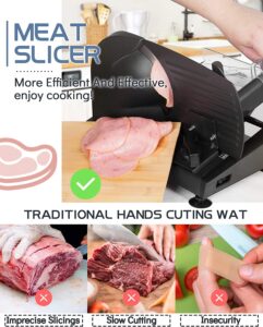 Cranddi Electric Deli Food Meat Slicer