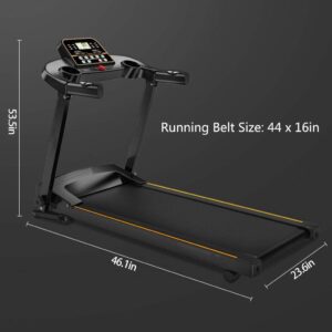 Linair Manual Compact Folding Walking Treadmill