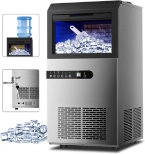 LifePlus Commercial Ice Maker Machine, 100lbs- 24H