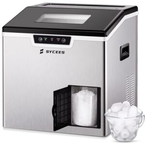 sycees 2-in-1 countertop ice maker 44lb.