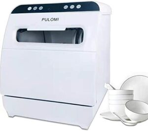 PULOMI Portable Countertop Dishwasher, 5 in 1