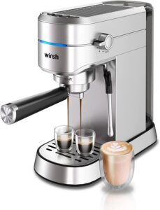 Wirsh 15 Bar Espresso Maker with Milk Frother