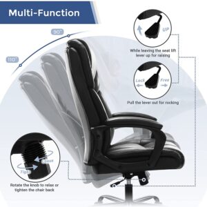 ZUNMOS Executive Office Desk Chair Adjustable Ergonomic