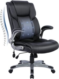 Fuqido Leather Executive Office Chair- Ergonomic High Back