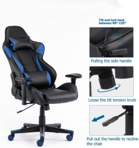 OLIXIS Lifting Armrest Gaming Chair