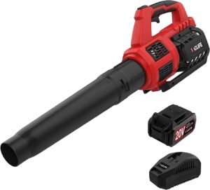VacLife Leaf Blower Cordless with Battery and Charger -350CFM 150MPH 20V Electric Leaf Blower