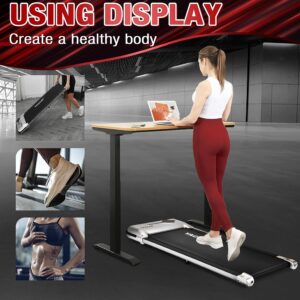 Yagud Under Desk Treadmill, Walking Pad for Home and Office, 2.5 HP Portable Treadmill