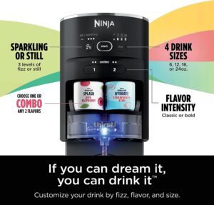 Ninja Thirsti Drink System, Soda Maker, Still and Sparkling