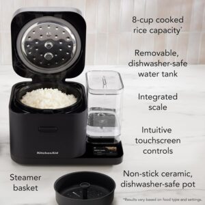 KitchenAid Grain and Rice Cooker 8 Cup with Integrated Scale